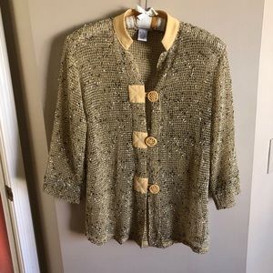 Drapers & Damons Knit top never worn sweater Sz S